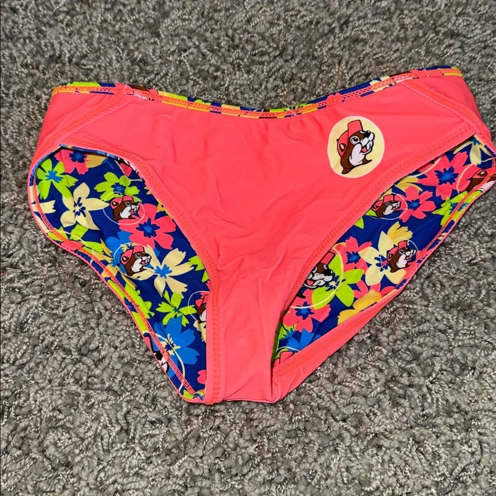 Colorful Kids Swim Set Buc-ees Girls Small 6/6X - Picture 6 of 11